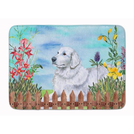 Carolines Treasures Maremma Sheepdog Spring Machine Washable Memory Foam Mat CK1237RUG